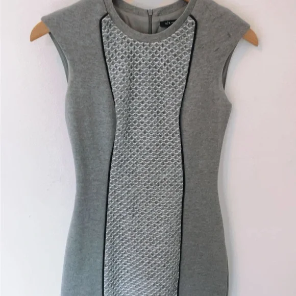 Armani Exchange | Dresses | Armani Exchange Gray Mini Dress | Poshmark